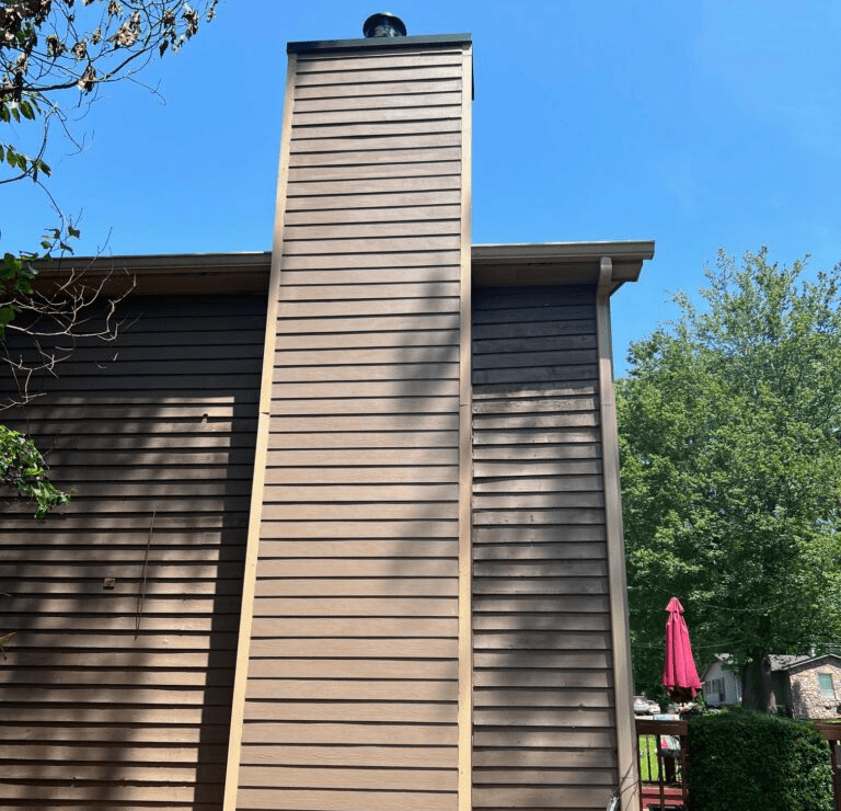 Stunning Chimney Makeover: Before & After New Chimney Repair job